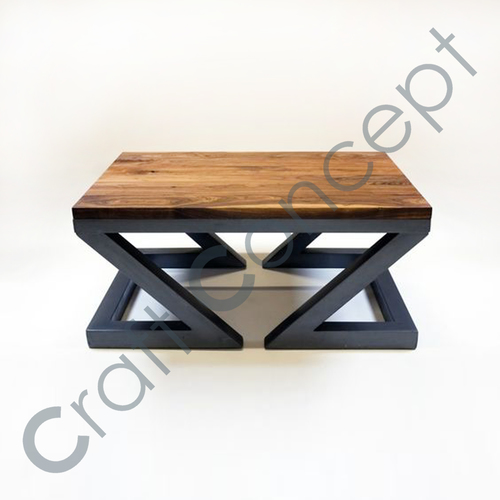 Z Square Wooden Coffe Table No Assembly Required