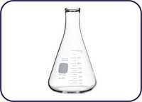 Borosilicate Glass Erlenmeyer Flasks Narrow Mouth Conical (screen Printed)