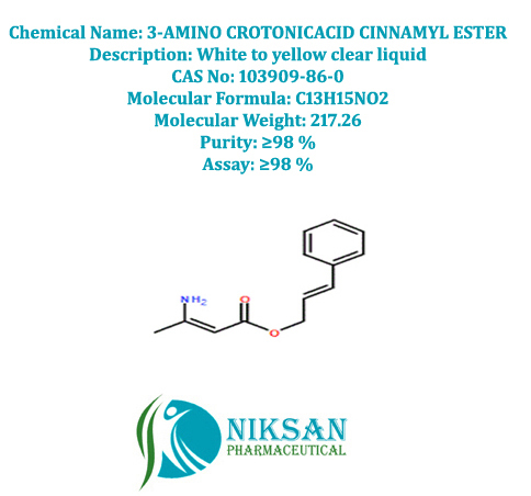 3-amino Crotonicacid Cinnamyl Ester