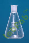 FLASK CONICAL WITH INTERCHANGEABLE STOPPER - Borosilicate Glass 25-1000 ml | Heat Resistant, Leak-Proof Seal, Clear