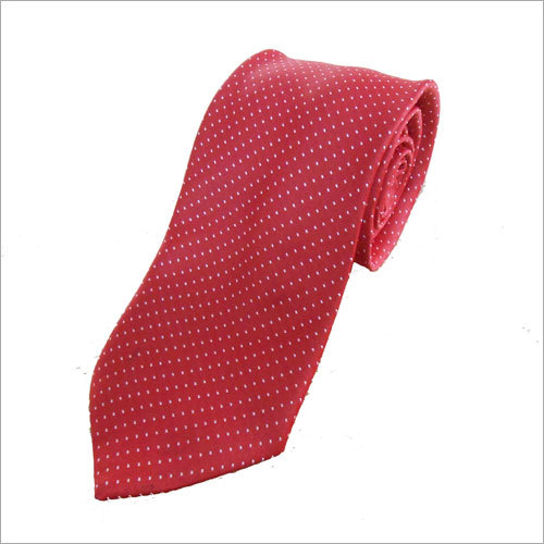 Red Printed Silk Tie - Silk, 57 Inches, Red | Elegant Design, Perfect Fit, Smooth Finish, Versatile Style, Professional Look