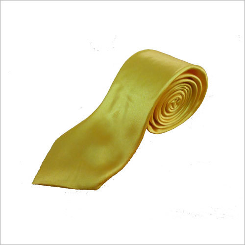 Yellow Silk Tie