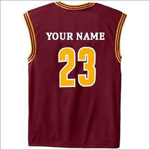 Sleeveless Sports Jersey Age Group: Adults
