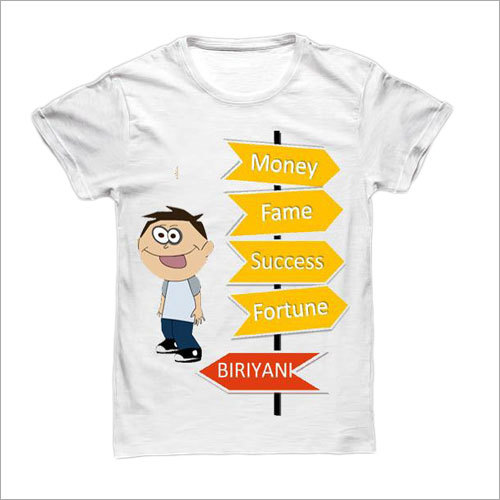 All Colour Mens Fancy Print T-Shirt