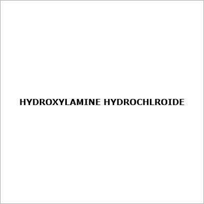 Hydroxylamine Hydrochloride Hydroxylamine Hydrochloride