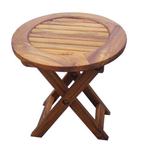 Polished Round Stool