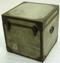 Polished Jute Box Sofa