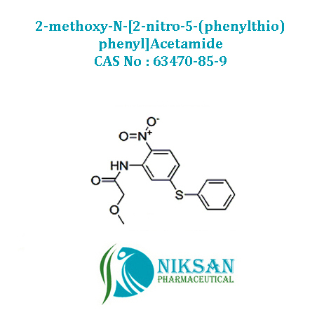 2-Methoxy-N-[2-Nitro-5-(Phenylthio)Phenyl]Acetamid Cas No: 63470-85-9