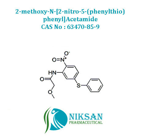 2-Methoxy-N-[2-Nitro-5-(Phenylthio)Phenyl]Acetamid Cas No: 63470-85-9