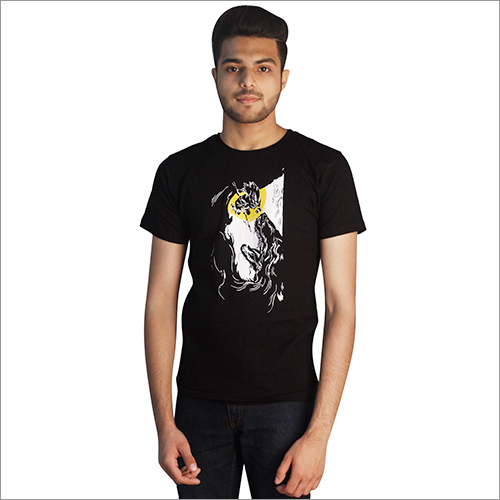 As Picture 100% Cotton Round Neck T-Shirts