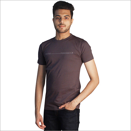 Slate 100% Cotton Round Neck T-Shirts