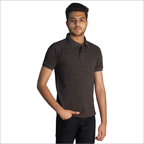 Mens Plain Polo Neck T-Shirt Mens Plain Polo Neck T-Shirt