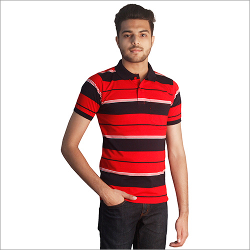 Mens Customized Print Cotton Polo T-Shirt