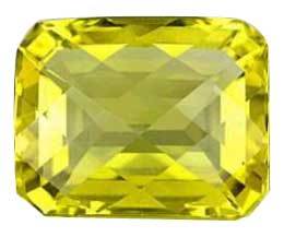 Lemon quartz stone