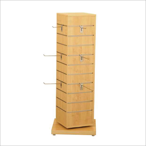 Slatwall Cube Gondola Revolving Slatwall Cube Gondola Revolving