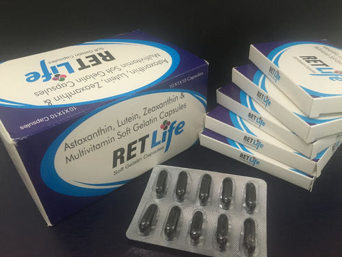 Astaxanthin Lutein Soft Gel Capsules