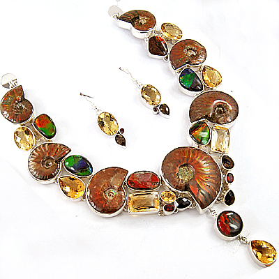 Silver gemstone jwellery