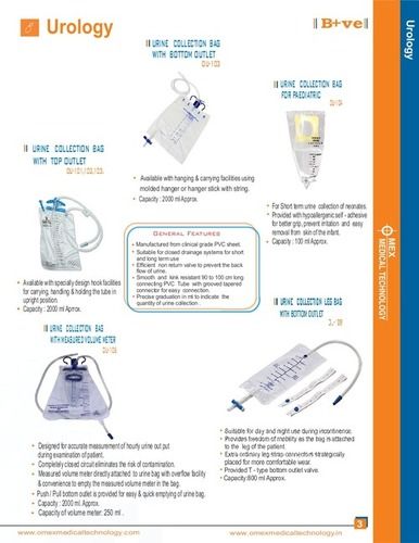 Urine bag for hourly diuresis unit - Hourly diuresis