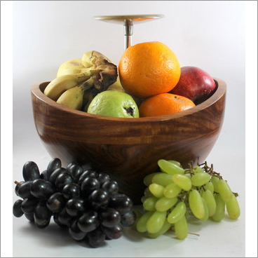 Gray Fruit Bowl