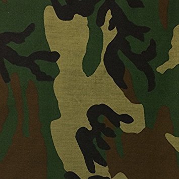 Camouflage printed fabrics