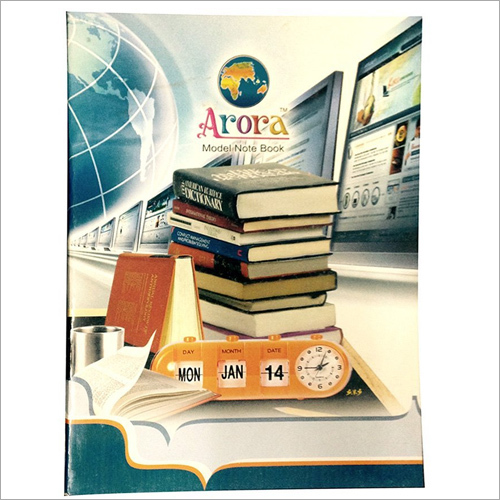 ARORA Paper Notebook - 160 Pages, 18x24 cm, Single Ruled | Thick Pages, Ink-Resistant, Set of 100 Pcs