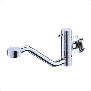 Kitchen Faucet - Stainless Steel, 10x5x3 Inches, Chrome | Wall Mount, Easy Installation, Water Efficient, Precise Control