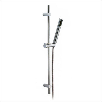 Slide Bar Set With Hand Shower - Stainless Steel 80cm Chrome Finish | Adjustable Height Water Saving Easy Installation