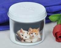 Round Pet Cat Urn