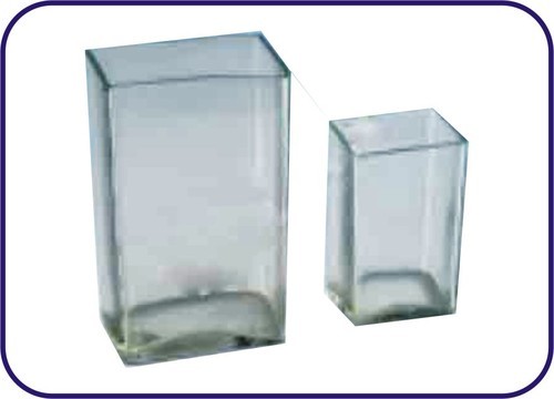 Specimen Jars - Glass Material, Rectangular Shape Without Lid | Transparent Design for Laboratory Use, Weighing Between 200-1000 Grams