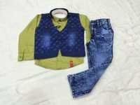 DENIM JACKET SUIT
