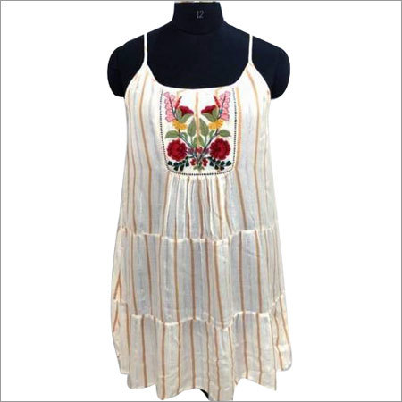 Ladies Sleevless One Piece Dress