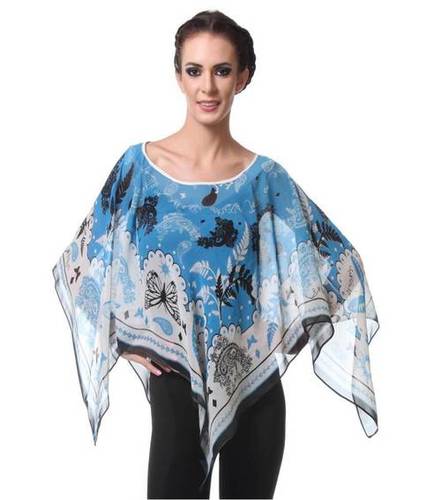 Ladies Printed Ponchos