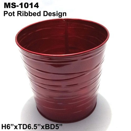 Pot Ribbed Design