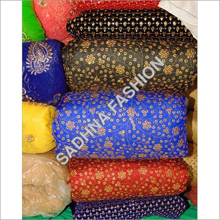 Daman Embroidered Fabric - Embroidered Material, Soft Texture | Versatile Cloth for Fashion Design and Home Decor