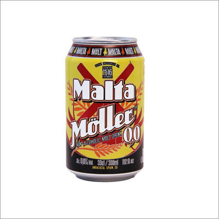 Molier Non Alcoholic Dark Malt Beverage Canned