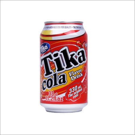 Tika Carbonated Cola Flavor Drink Canned