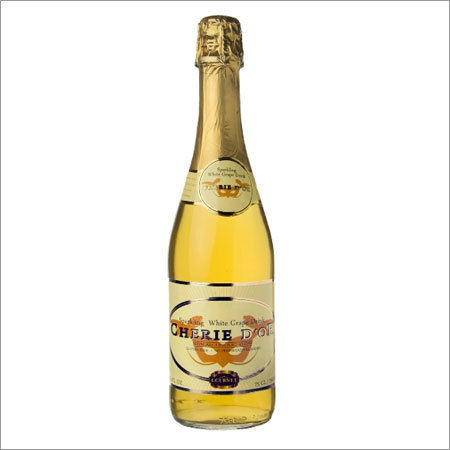 NonAlcoholic White Grape Sparkling Fruit Juice Drink