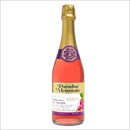 Sparkling Fruit Juice Drink Non-Alcoholic Paradise Mountain Rose Grape