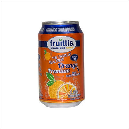 Orange Fruit Juice Drink Fruittis Canned
