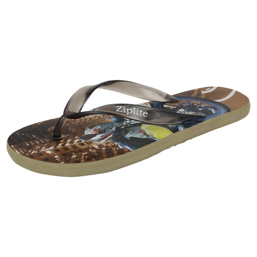 Sporter Men/Boys Brown-651 Rubeer Slipper