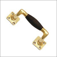 Pull Handle - Brass, 4 1/2 inch | Durable Build, Unique Design, Easy Install, Stylish Look, Versatile for Doors