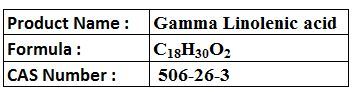 Gamma Linolenic acid