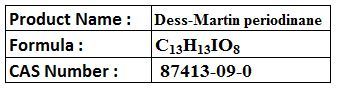 Dess-Martin Periodinane - White Solid, C13H13IO8, Melting Point 135-138°C | Selective Oxidation, Mild Conditions, High Yield, Easy to Use