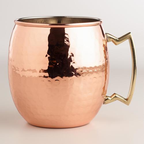 Eco-Friendly Hammered Copper Mug