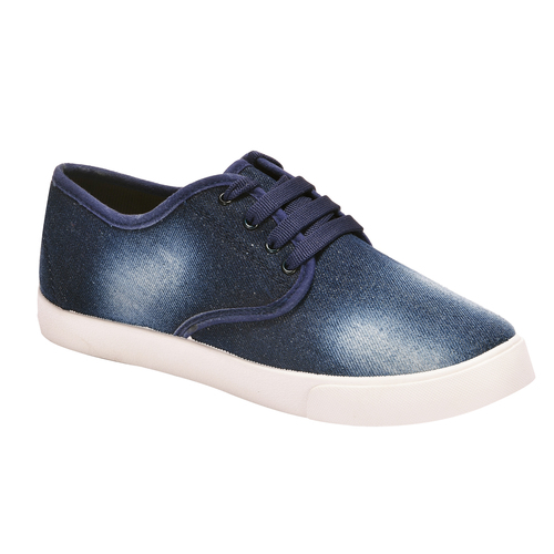 Sporter Canvas Casual Shoe - Low Heel Size 6 to 10 | Blue Color, PVC Insole, Cotton Fabric Lining, Suitable for All Seasons