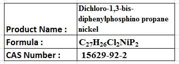 Dichloro-13-bis-diphenylphosphino Propane Nickel