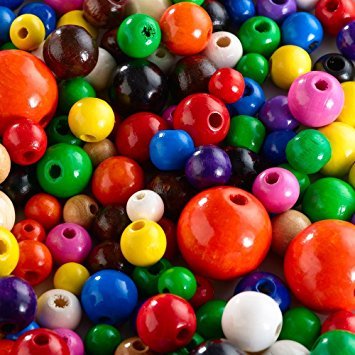 Multi colour beads