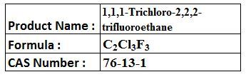 1,1,1-Trichloro-2,2,2-trifluoroethane