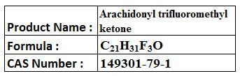 Arachidonyl trifluoromethyl ketone