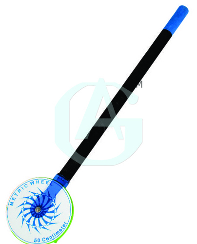 METRIC WHEEL - Plastic Rubber, 50 cm Circumference, Blue | Easy Measurement, Non-Slip Tires, Sturdy Design